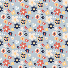 seamless pattern with flowers