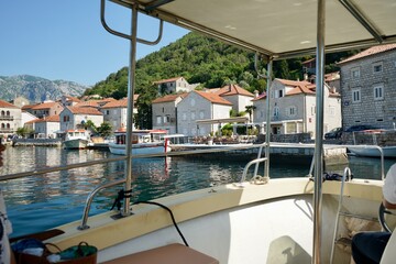 Obraz premium Perast Montenegro 2022 June