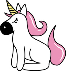Unicorn Cartoon Clip Art
