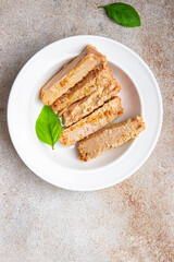 tuna canned fish in oil seafood healthy meal food snack on the table copy space food background 