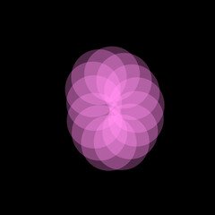 pink crystal sphere