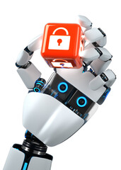 Robot Hand Cube DLock