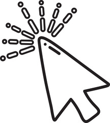 click pointer icon