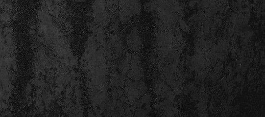 Fototapeta premium Black metal surface for background. Dark grey black slate background or texture