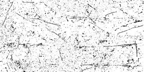 Vector grunge overlay texture. Black and white background. Abstract monochrome image includes a faded effect in dark tones
