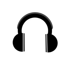 Fototapeta na wymiar Vector headphones icon