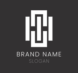 Obraz premium minimal generic abstract logo design for company