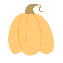 Cartoon Pumpkin for Autumn and Fall Decoration