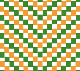 Indian flag color orange white and green color design creative