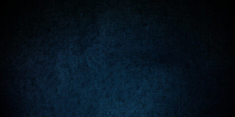 Backdrop vintage blue stone grunge concrete cement blackboard chalkboard wall floor texture. Black anthracite dark green grunge old texture panorama backdrop background.