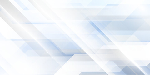 Obraz premium Modern white abstract technology background design vector illustration