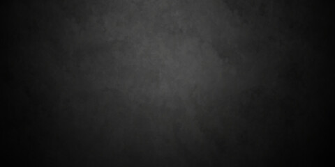Dark Black stone concrete grunge texture and backdrop background anthracite panorama. Panorama dark grey black slate background or texture.	
