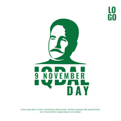 creative Iqbal day 9 november post template