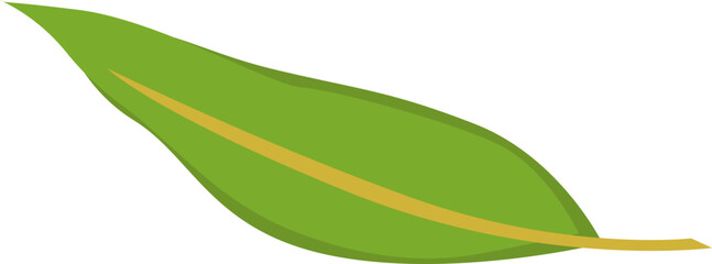 Fototapeta na wymiar Green Leaf Icon. Vector illustration
