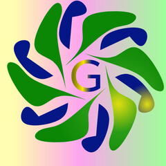 abstract floral background