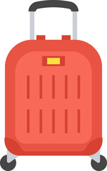 Cabin suitcase Travel Baggage. Vector illustration