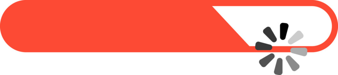 Loading button Web Design element. Vector illustration