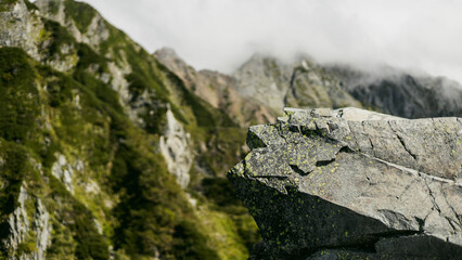 stone wall in the mountains