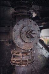 Fototapeta na wymiar Old Abandoned Ironworks 