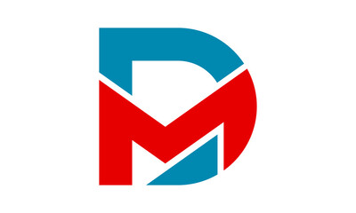 brand D&M logo letter