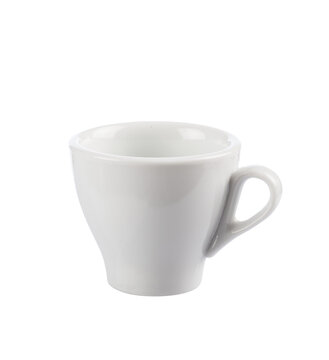 Empty coffee cup on transparent background, PNG image