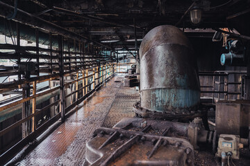 Old Abandoned Ironworks "Huta Pokój" in Ruda Śląska City