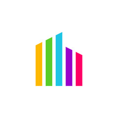 Building Logo Vector Design Template. City logo design concept. Simple icon symbol