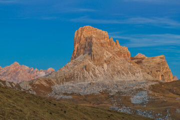 The Dolomites also known as the Dolomite Mountains, Dolomite Alps or Dolomitic Alps, are a mountain range located in northeastern Italy.