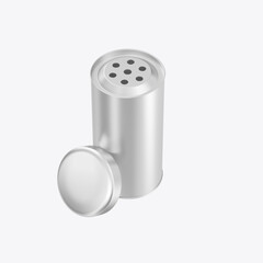 Spices Tin Mockup. 3D render