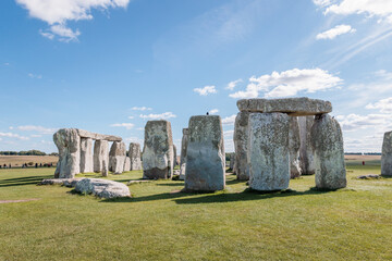 Naklejka premium The wonderful famous historical landmark, the Stonehenge, United Kingdom