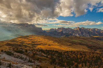 The Dolomites also known as the Dolomite Mountains, Dolomite Alps or Dolomitic Alps, are a mountain range located in northeastern Italy.