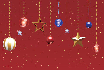 クリスマス素材セット_オーナメント