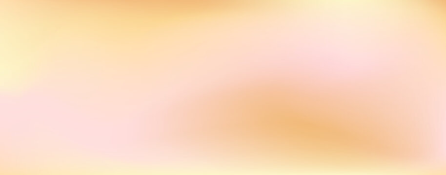 Delicate and light rose-peach gradient. Complex gradient of different colors, horizontal image. Vector gradient of matching colors, suitable for the internet and printing