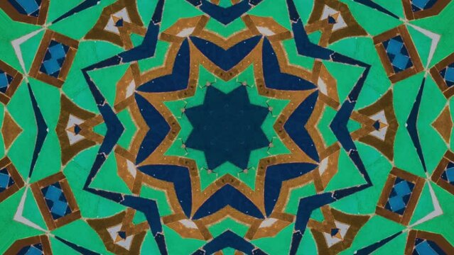 Moroccan traditional Zelige shapes - Abstract effect