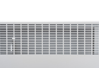 Smart heater convector. Smart Home with the smart heating system. Electric panel heating concept. Radiator. Home electric heater battery isolated. 