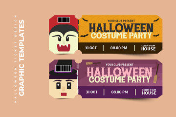 Simple and elegant Halloween graphic design template that is easy to customize