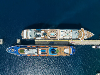 Bodrum Beachs and Marina Drone Photo, Bodrum City Mugla, Turkey