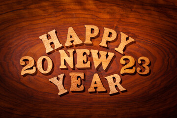 Fototapeta premium Happy New Year 2023