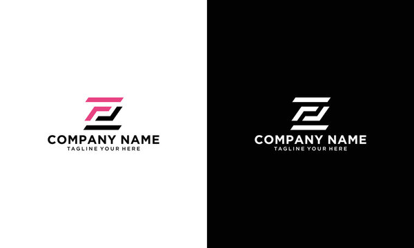 FF logo design concept with on a black and white background. Initial based creative minimal monogram icon letter. Modern luxury alphabet vector design.