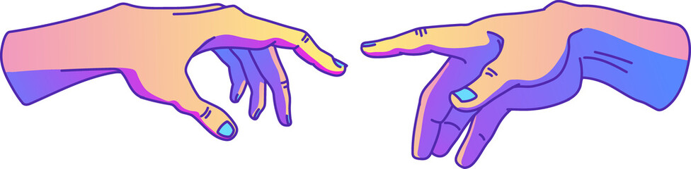 Antique sculpture hands