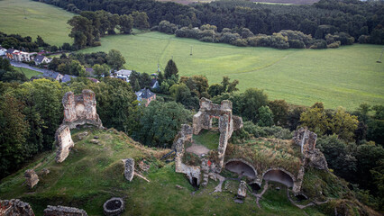 Ruin of castle Zvířetice, Bakov nad Jizerou, Czechia

