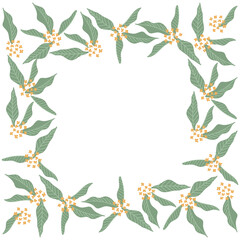 金木犀のシンプルフレーム