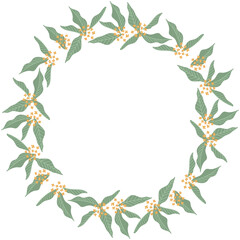 金木犀のシンプルフレーム