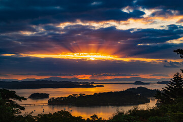日の出・初日の出・ご来光イメージ　松島