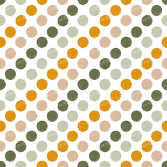 Brown and green dotted diagonal stripes, pattern illustration