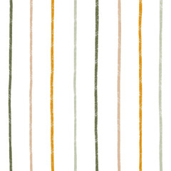 Brown and green vertical stripes, pattern illustration