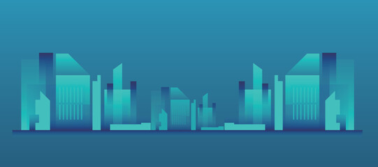 geometric technology blue city