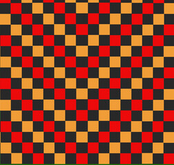 red black and yellow tiles model square  illustration  background