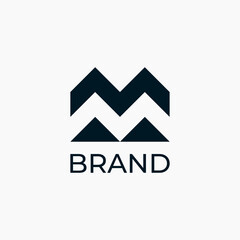 Camp Logo. Letter M logo