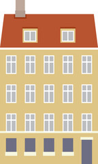 Naklejka premium Building vector illustration